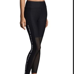 GX by Gottex Mesh Black Workout Pants Medium